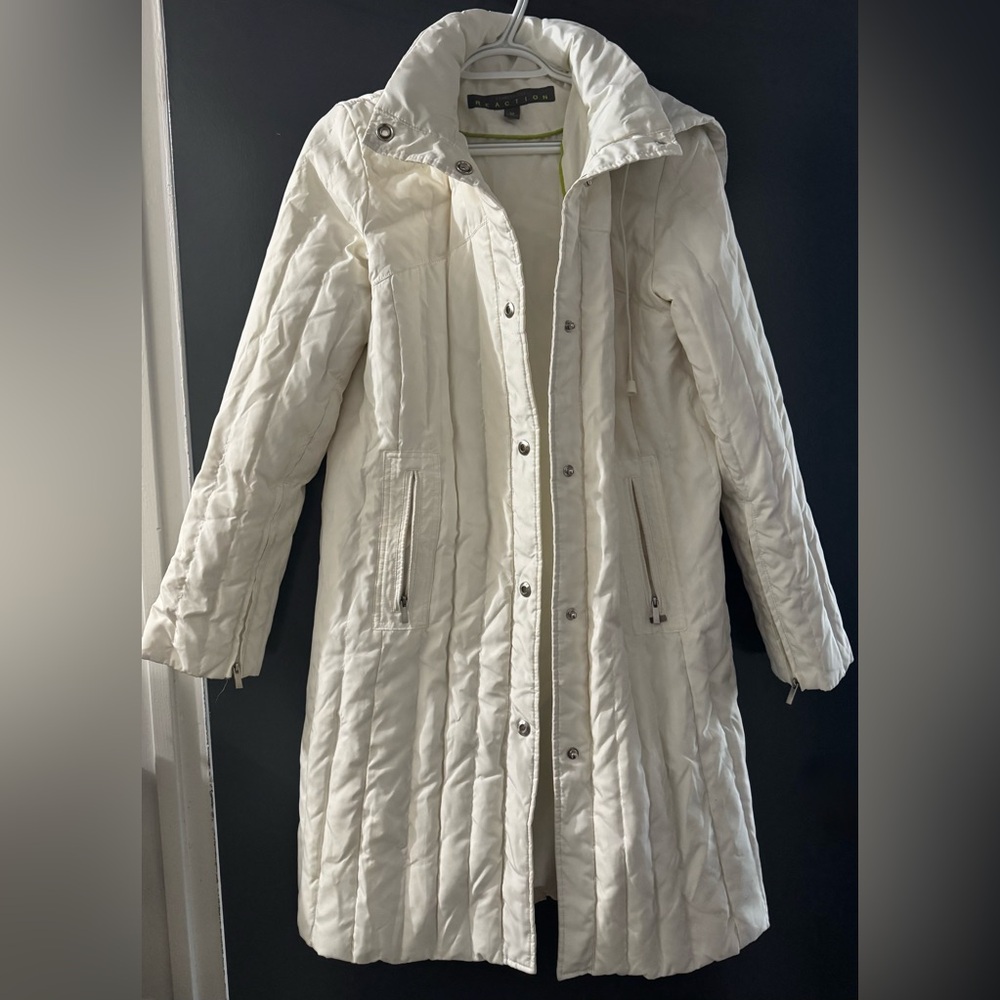 Kenneth Cole Reaction Women's Cream Puffer Jacket